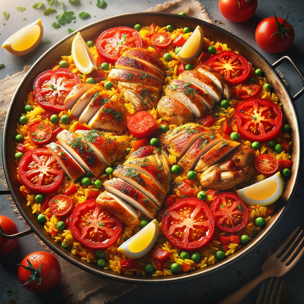 Paella de Frango